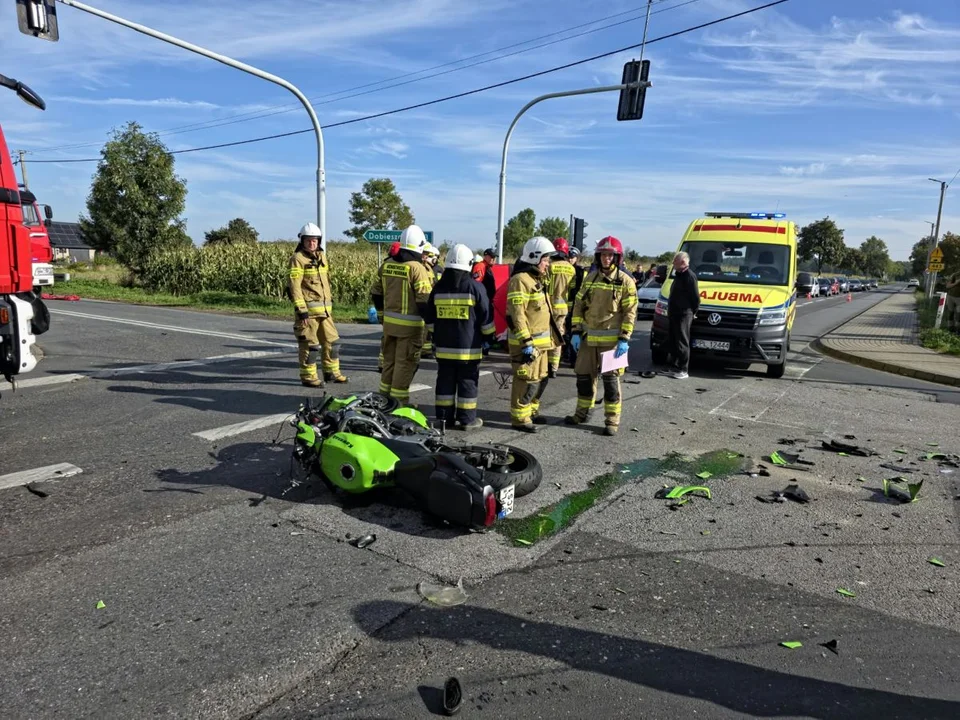 Śmiertelny wypadek na DW 443 w Suchej